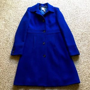 J Crew Tall Classic Lady Day Coat Double Cloth